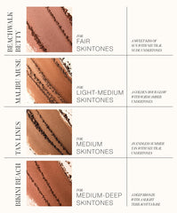 RMS Beauty talc-free formula delivers clean, weightless color.