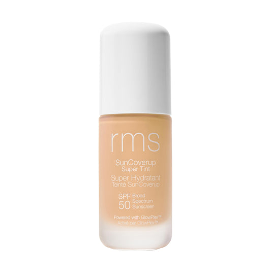 RMS SunCoverup SPF 50 bottle ready for daily sun protection.