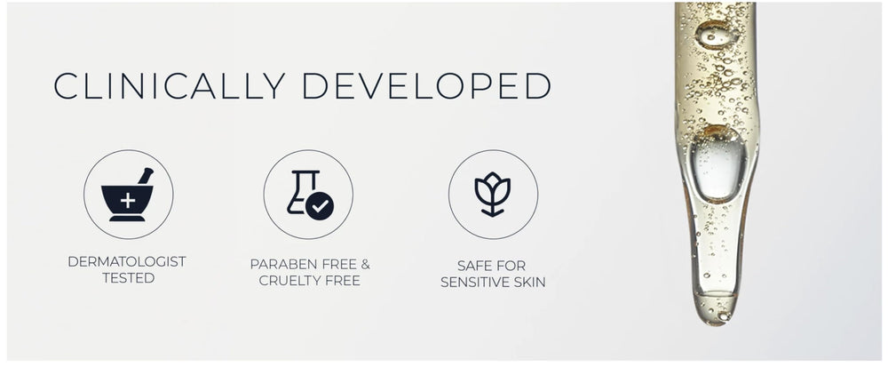 RoC multi correxion revive glow set box on vanity for daily brightening.