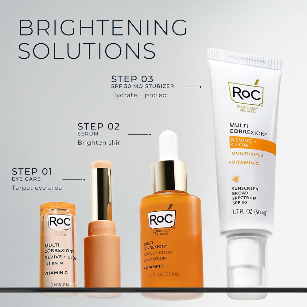 RoC set includes two bottle sizes for daily use.