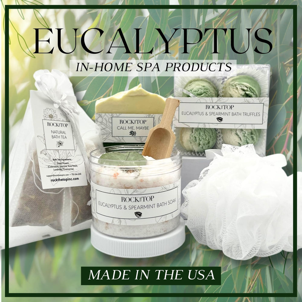 Rock the Top epsom salt bath soak for mineral-rich relaxation