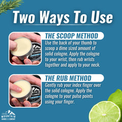 Rocky Mountain Solid Cologne Coastal Riptide uses avocado oil for hydration.