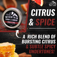 Rocky Mountain Solid Cologne on-the-go packaging prevents leaks