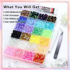 RODAKY Jelly rhinestones versatile for nails and crafts