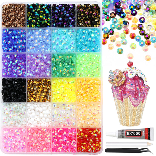 RODAKY Resin Jelly Rhinestones 5mm mixed colors for dazzling nail art