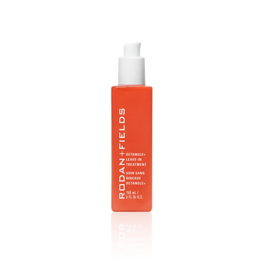 Rodan + Fields Detangle Leave-In bottle enables easy detangling and color-safe conditioning