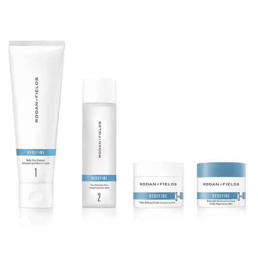 Rodan + Fields redefine clay cleanser mask close-up purifies pores and smooths skin