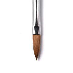 Rolabling brush tip close-up highlighting durable bristles and shape.