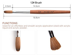 Rolabling durable nail brush resists deformation for long-term use
