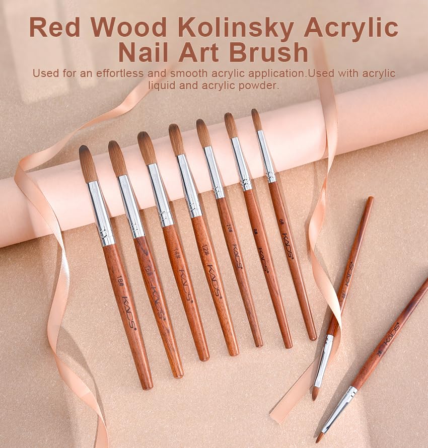 Rolabling nail brush ideal for professional salons and home DIY projects.