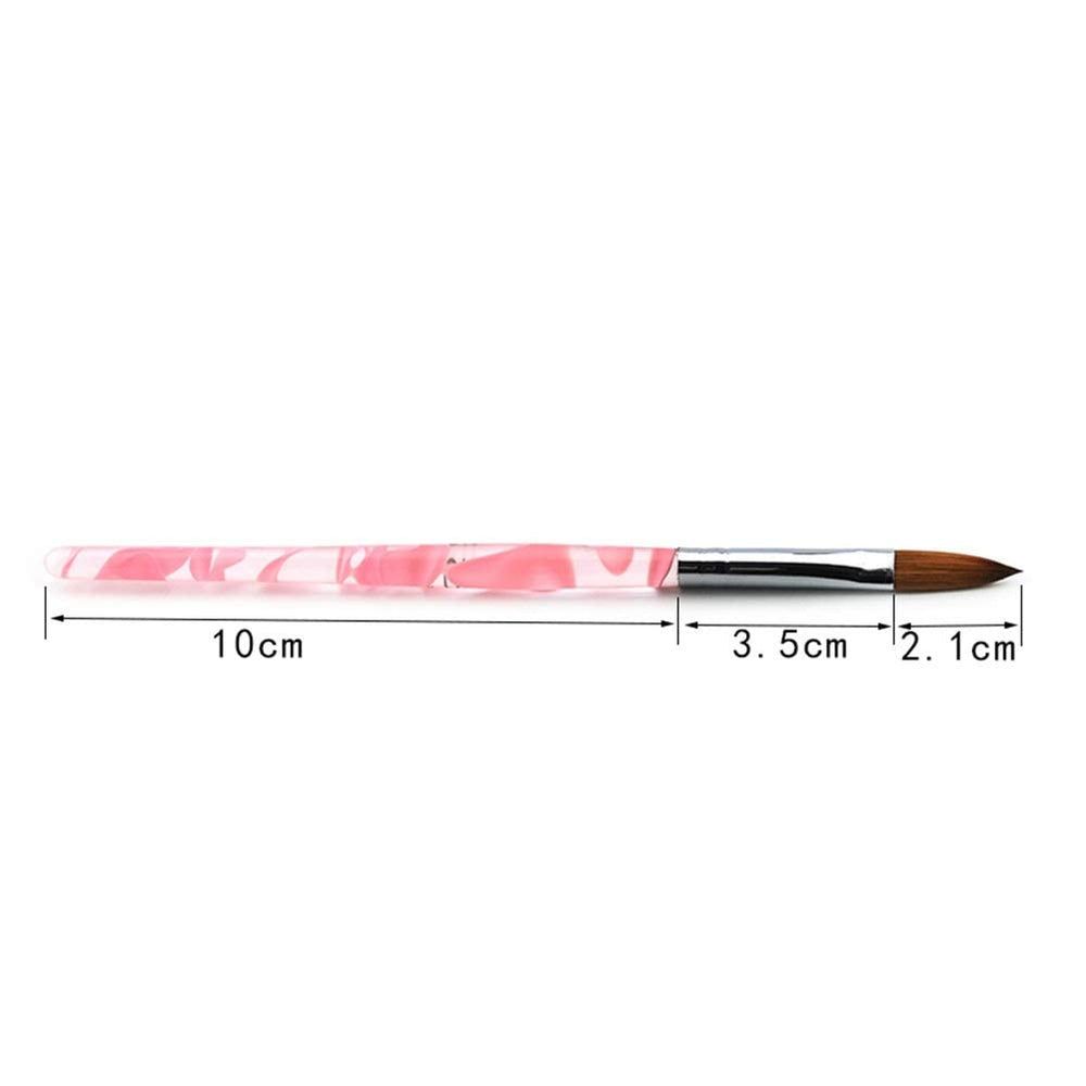 Rolabling professional salon-use display featuring five-brush set.