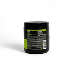 Rolda black styling gel slick-back look illustrating all-day hold