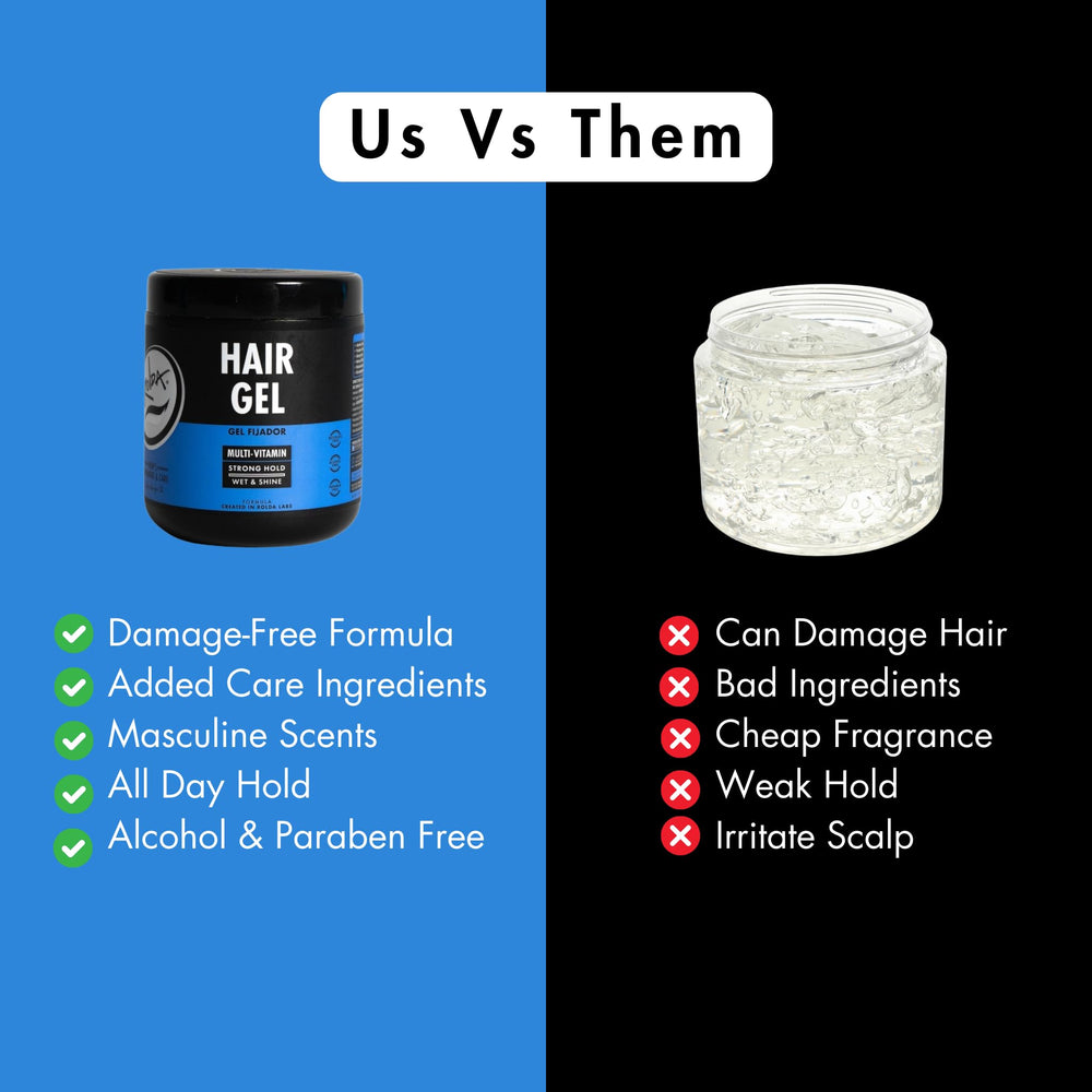Rolda gel with Aloe Vera provides conditioning during styling.
