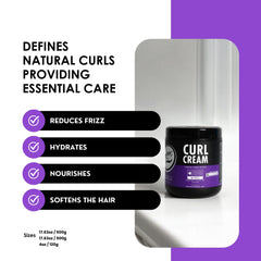 Rolda Curl Cream hair definition enhances curl shape while maintaining soft movement
