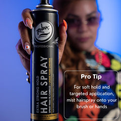 Rolda keeps hair polished with subtle fragrance.