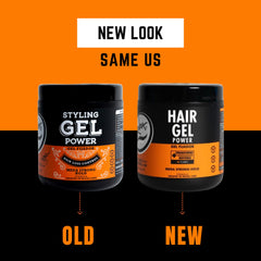 Rolda Power Styling Gel application close-up showing easy spike styling.