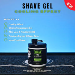 Rolda gel with Pro-Vitamin B5 highlight potential skin support during shaving.