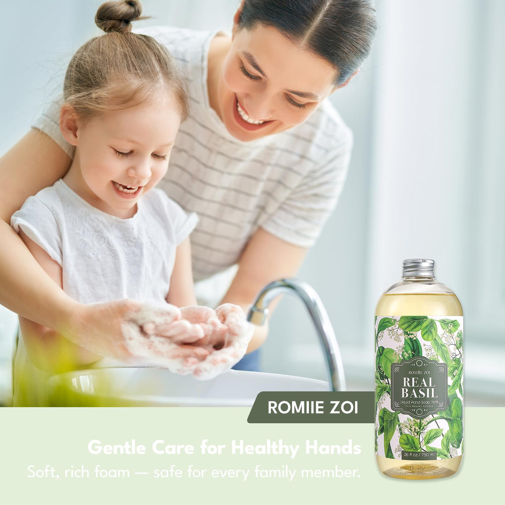 ROMIIE ZOI bulk refill bottles shown in pantry for easy replenishment.