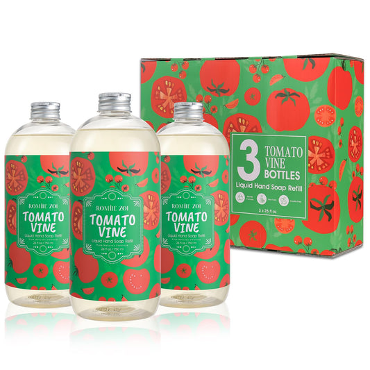 ROMIIE ZOI Tomato Vine scent bottle for refreshing, eco-friendly hand cleansing.