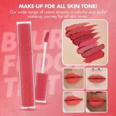 rom&nd Blur Fudge Tint Coral Jubilee travel kit option for easy styling