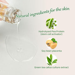Ronas anti-aging serum hyaluronic acid texture appears light and silky on skin