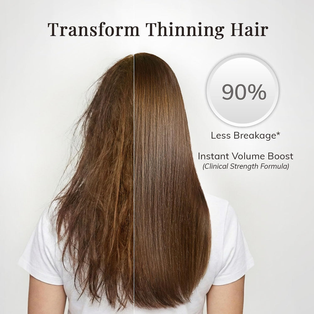 RootStim Rosemary Conditioner ingredients label with saw palmetto keratin and argan oil for nourished hair
