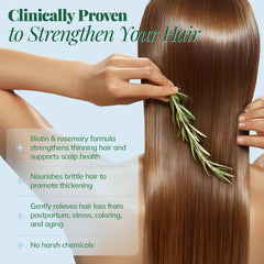RootStim rosemary oil visual suggesting natural scalp nourishment.