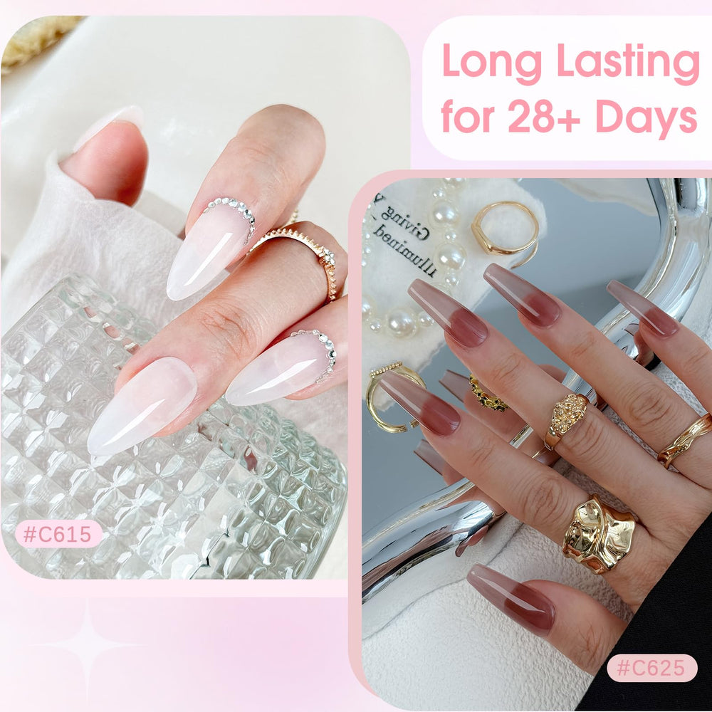 ROSALIND base coat for smooth adhesion and nail curing