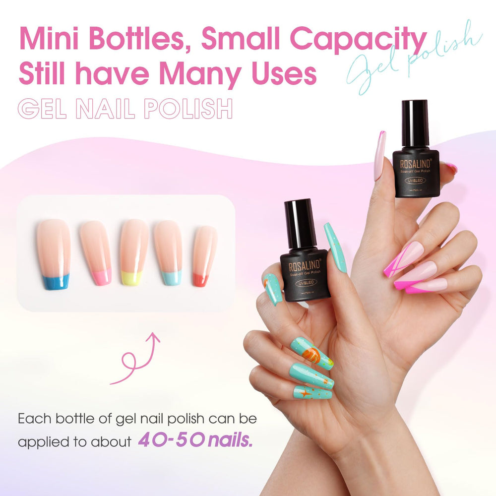 ROSALIND base coat bottle provides smooth foundation for long wear.