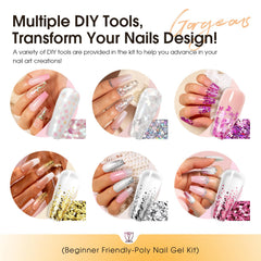 Rosalind base coat and top coat boost adhesion and shine.