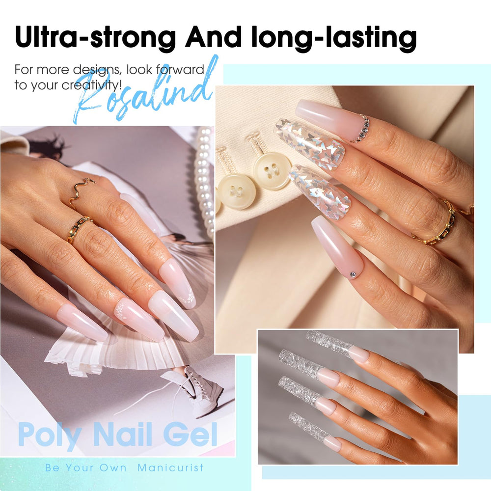 ROSALIND base coat and top coat to seal color and add shine.