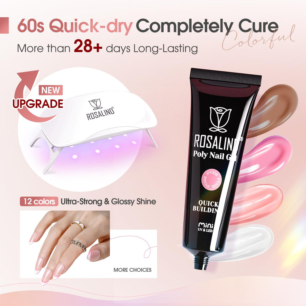 ROSALIND base coat boosts adhesion for longer-lasting gel nails.