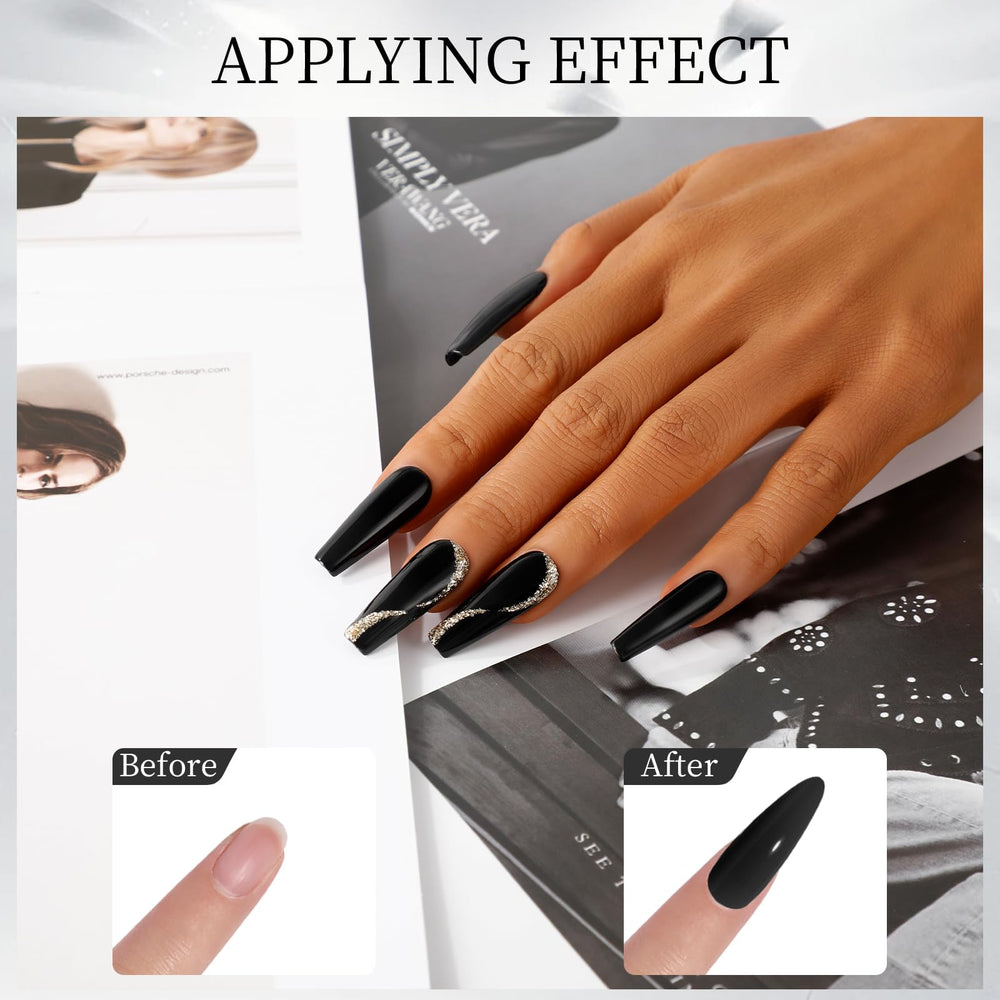 ROSALIND dipping powder on nails demonstrates fast color build and adhesion