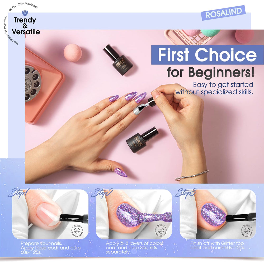 ROSALIND gift-ready manicure kit display suitable for gifting.