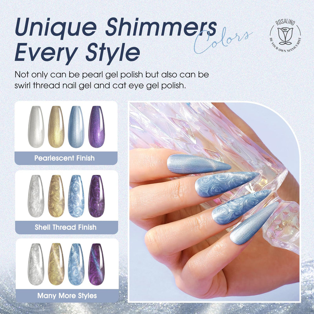 ROSALIND 5ml mini bottles are compact for travel-friendly nail art