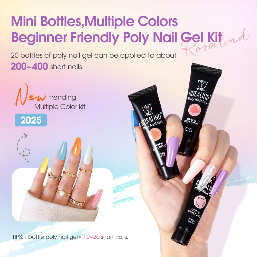 ROSALIND mini nail lamp with removable base for compact, stable setup