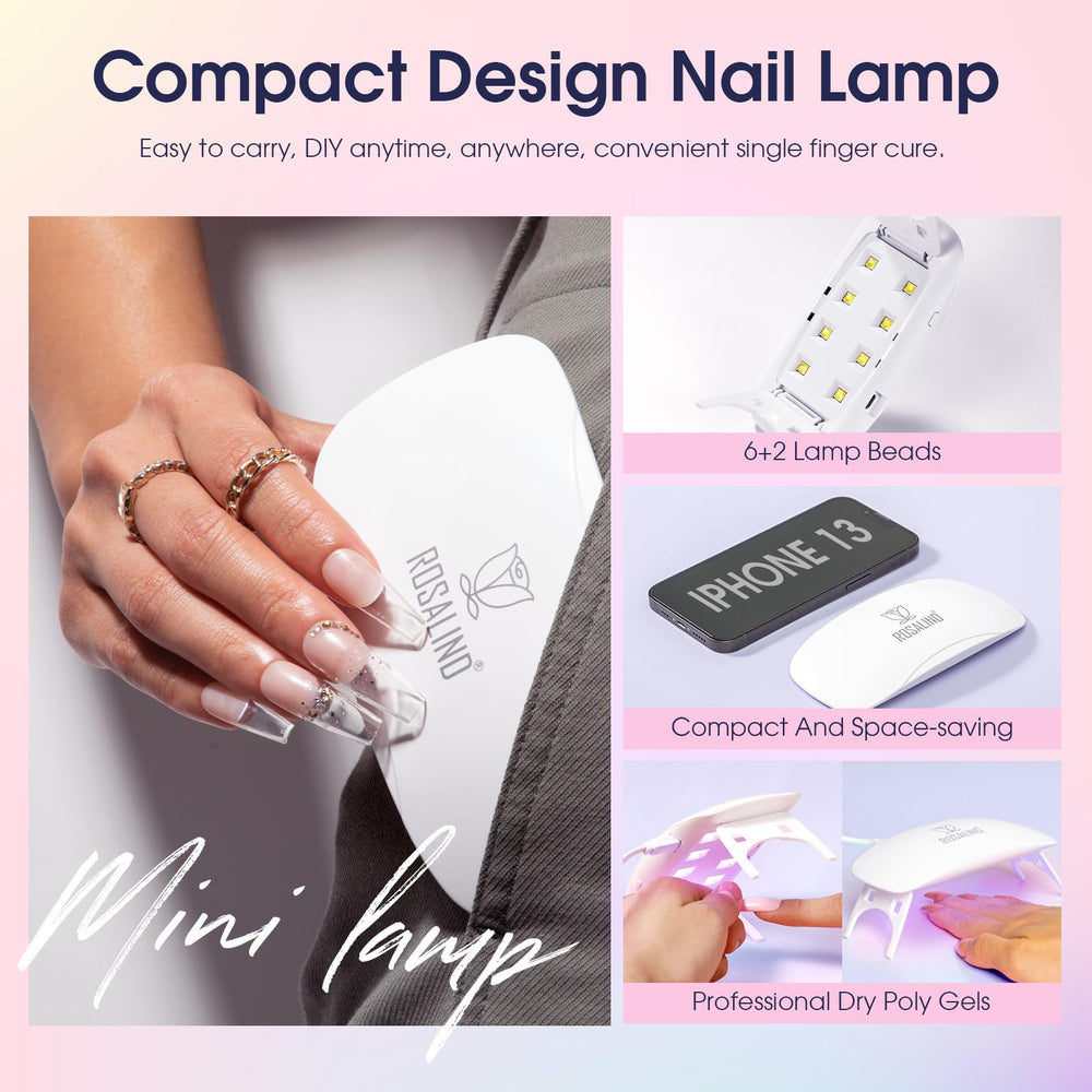 ROSALIND nail clippers and cuticle oil support prep and care.