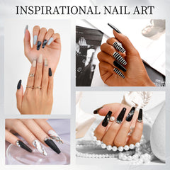 ROSALIND nails dry naturally after dipping in a lamp-free routine