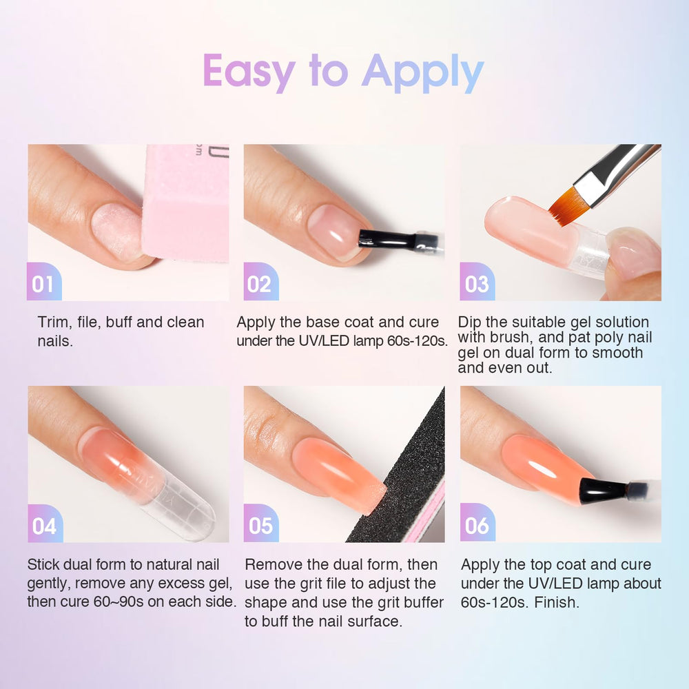 ROSALIND nail file and clips keep shapes during curing