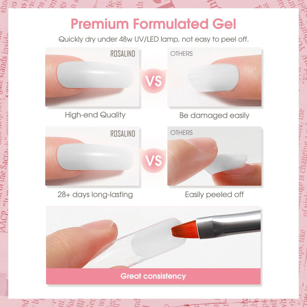 ROSALIND Opal effect color enhances chic nail art.