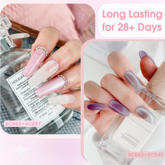 ROSALIND pearl swirl thread gel with shell-like pattern