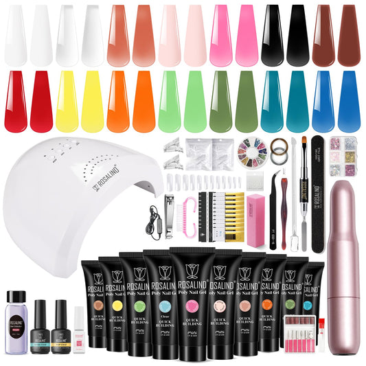 ROSALIND poly gel kit with 14 colors enables versatile at-home manicures