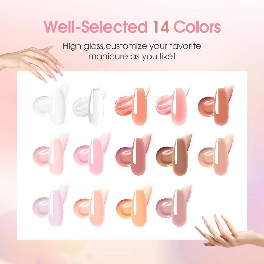 ROSALIND slip solution bottle enables smooth gel application and clean brush control