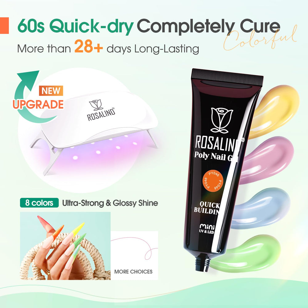 ROSALIND top coat bottle delivers smooth shine and protective finish.