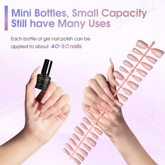ROSALIND top coat in glossy or matte finish for lasting shine or texture