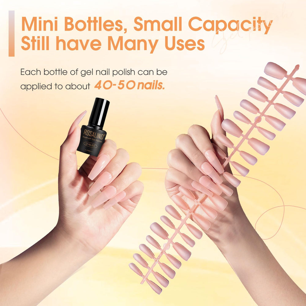 ROSALIND matte top coat for a chic, velvety look.