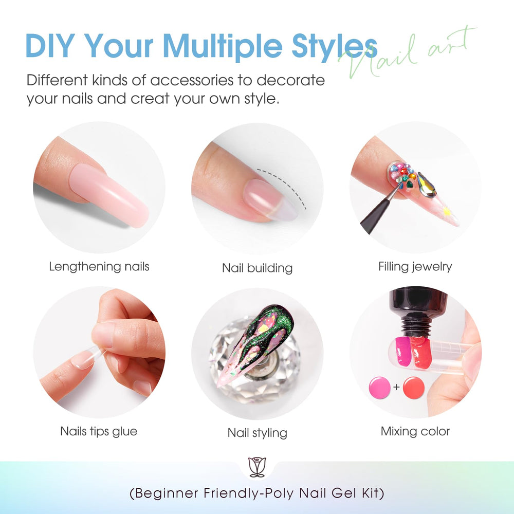 ROSALIND top coat delivers a glossy, long-lasting seal for colored gels.