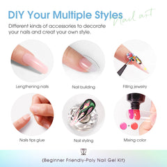 ROSALIND top coat delivers a glossy, long-lasting seal for colored gels.