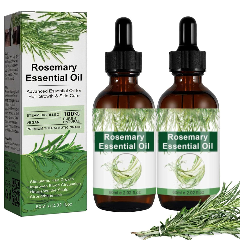 Rosemary Hair Growth Oil bottle — premium essential oil for scalp care.