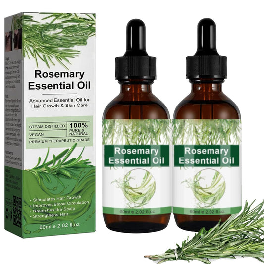 Rosemary Hair Growth Oil bottle — premium essential oil for scalp care.